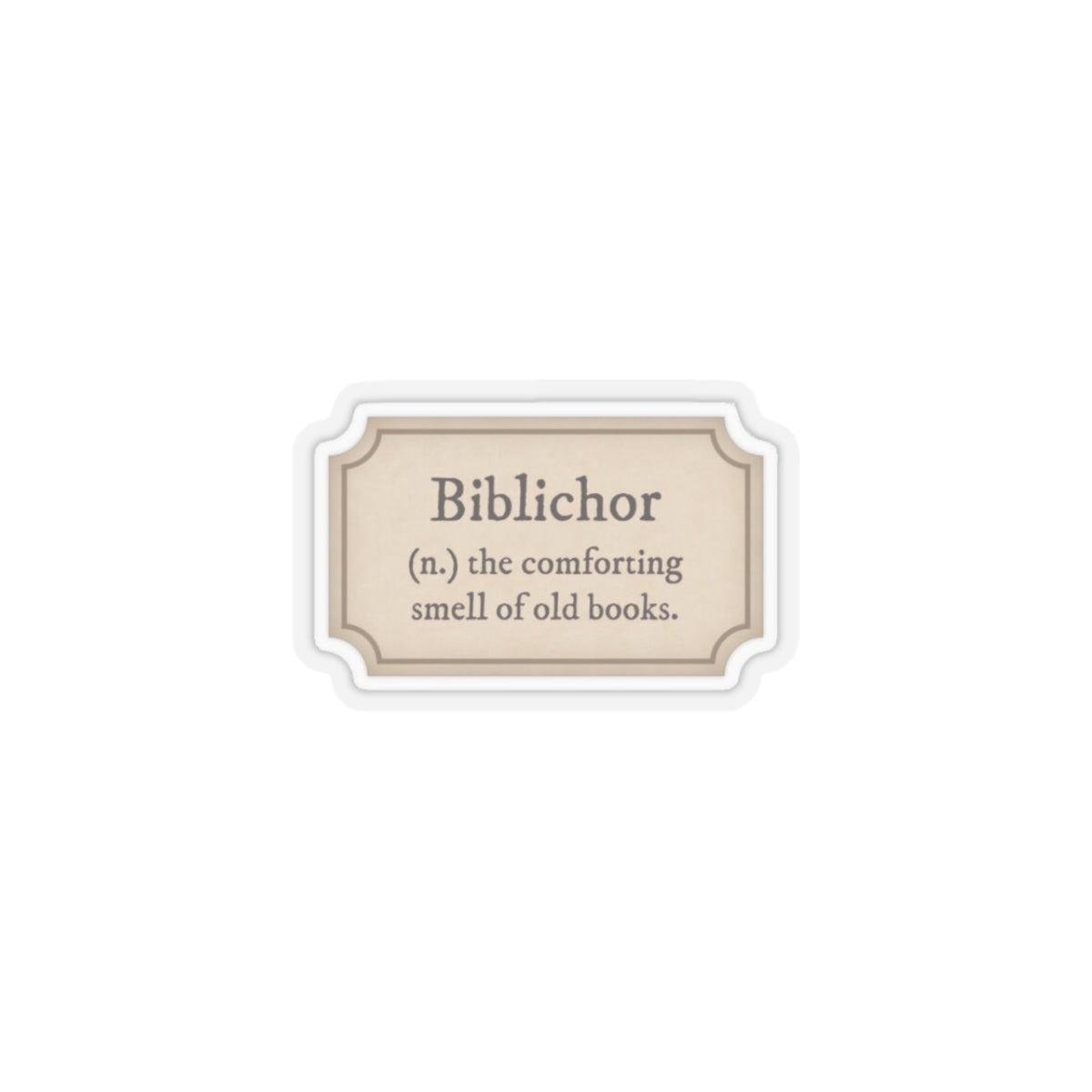 Biblichor Book Lover Sticker