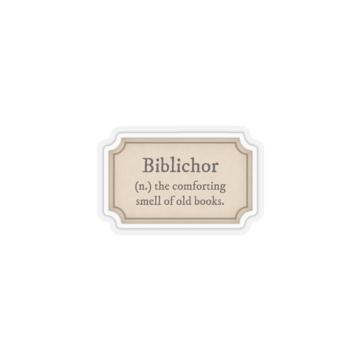 Biblichor Book Lover Sticker