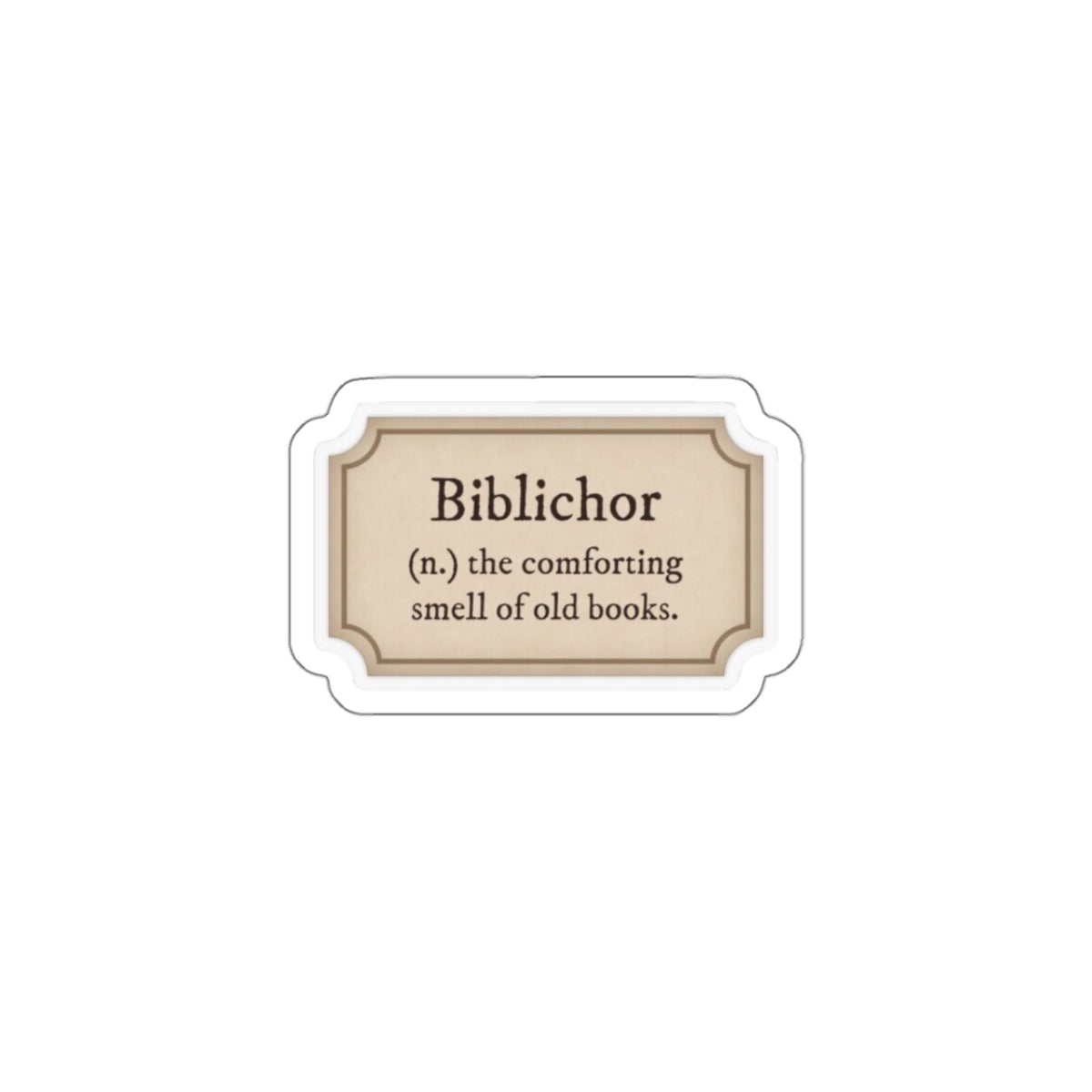 Biblichor Book Lover Sticker