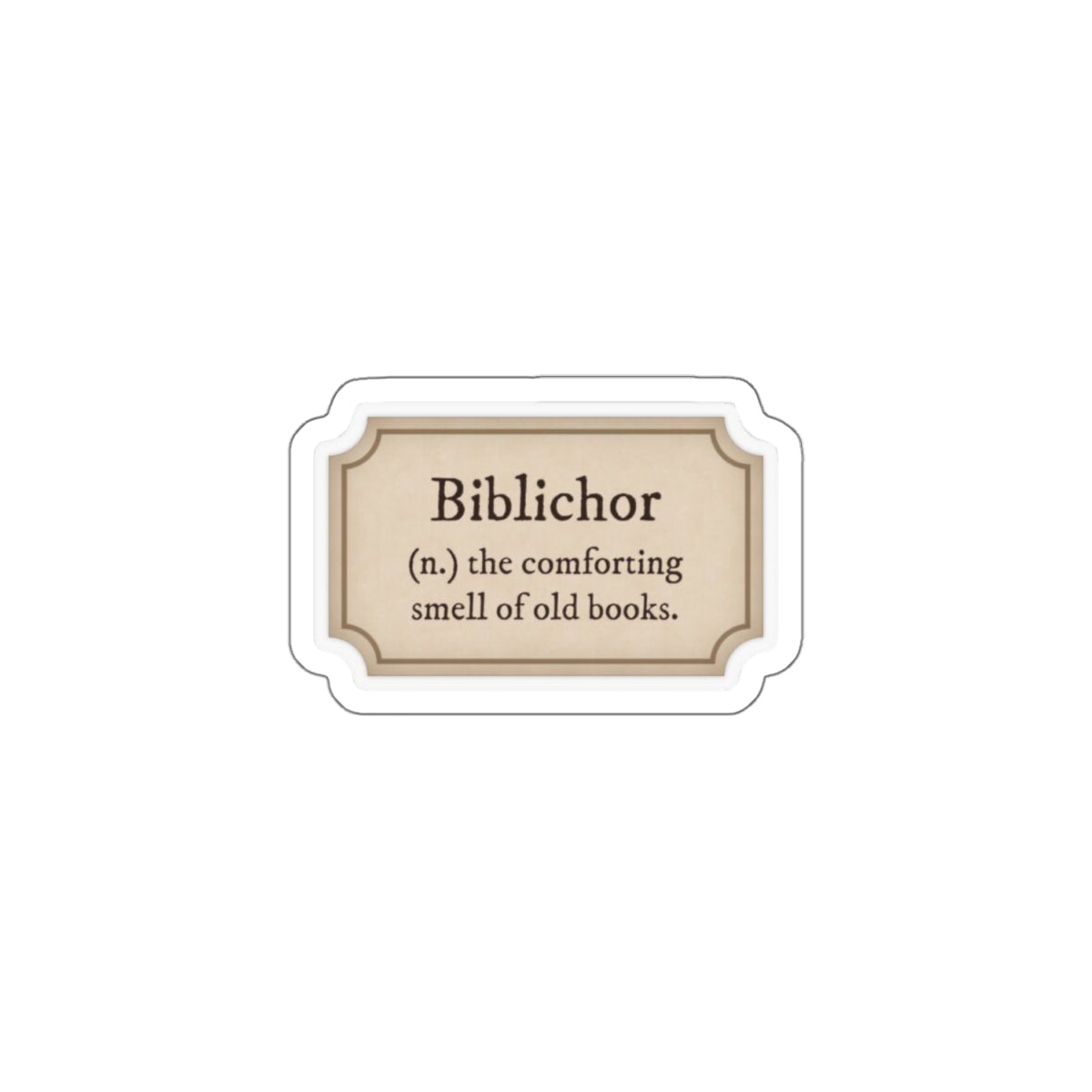 Biblichor Book Lover Sticker