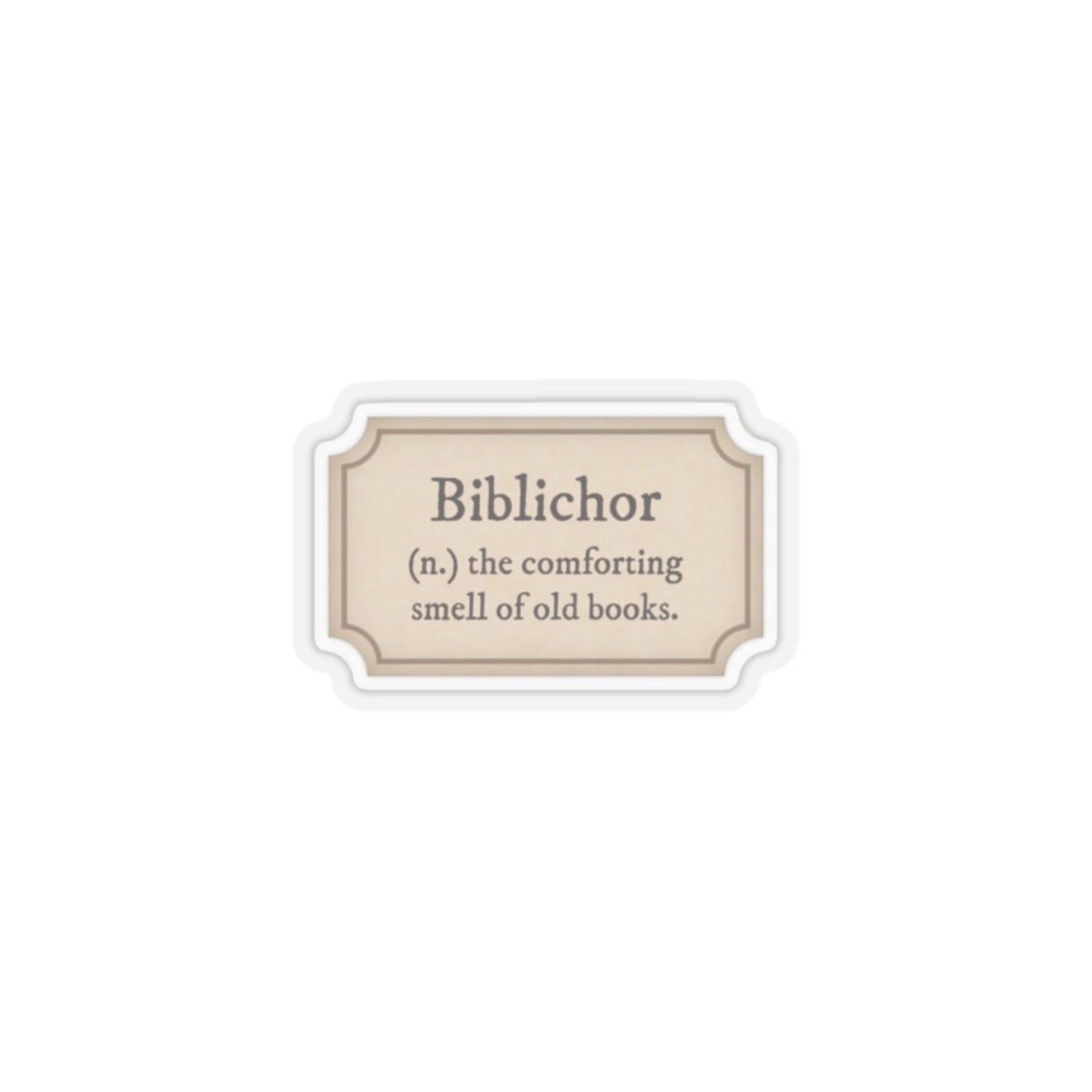 Biblichor Book Lover Sticker